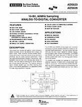 DataSheet ADS823 pdf